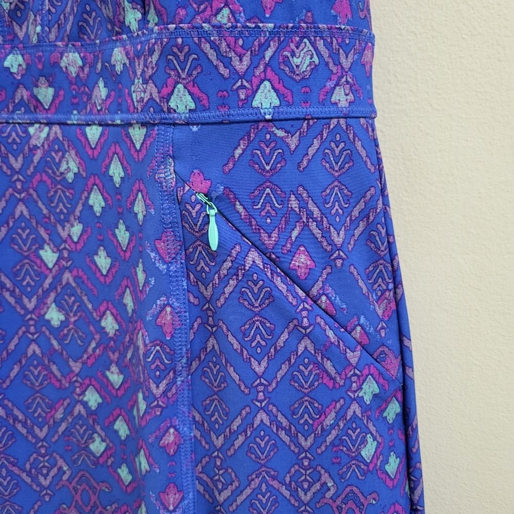 Title Nine Nimblene Athletic Dress Quick Dry Built In Bra Arrow Print Size 4 - Picture 5 of 8
